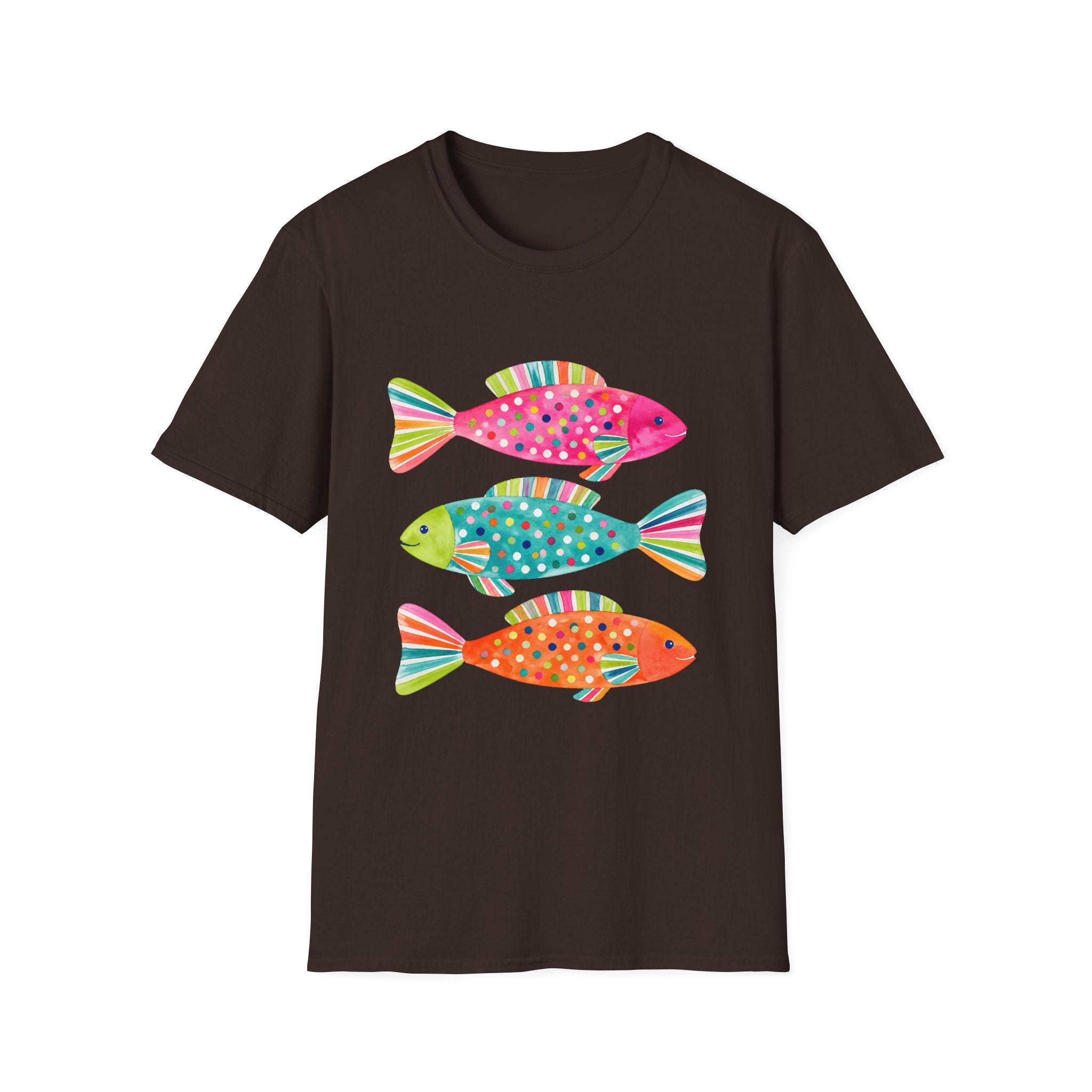 Colorful Polka Dot Fish T-Shirt