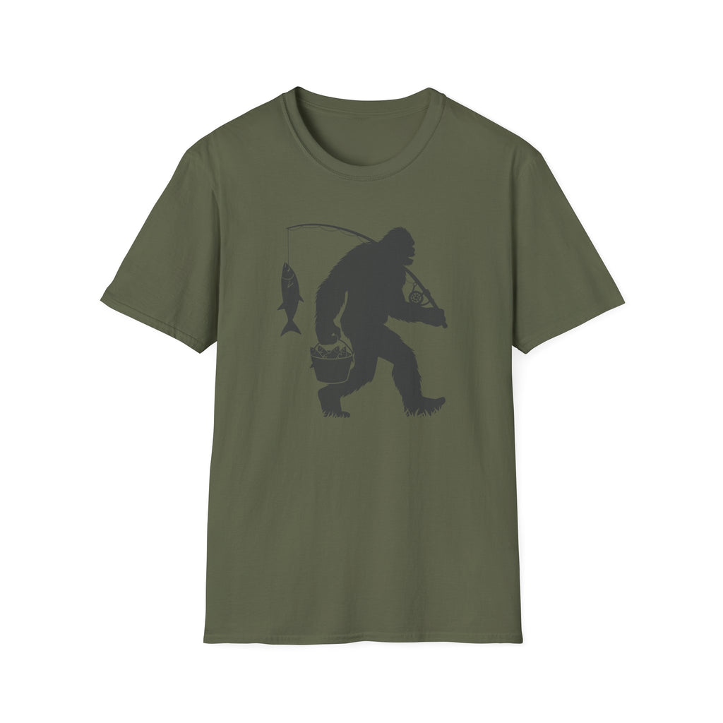 Bigfoot Fishing T-Shirt