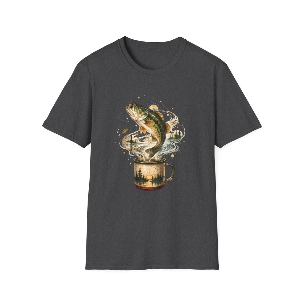 Bass Fishing Graphic Fish Mug T-shirt