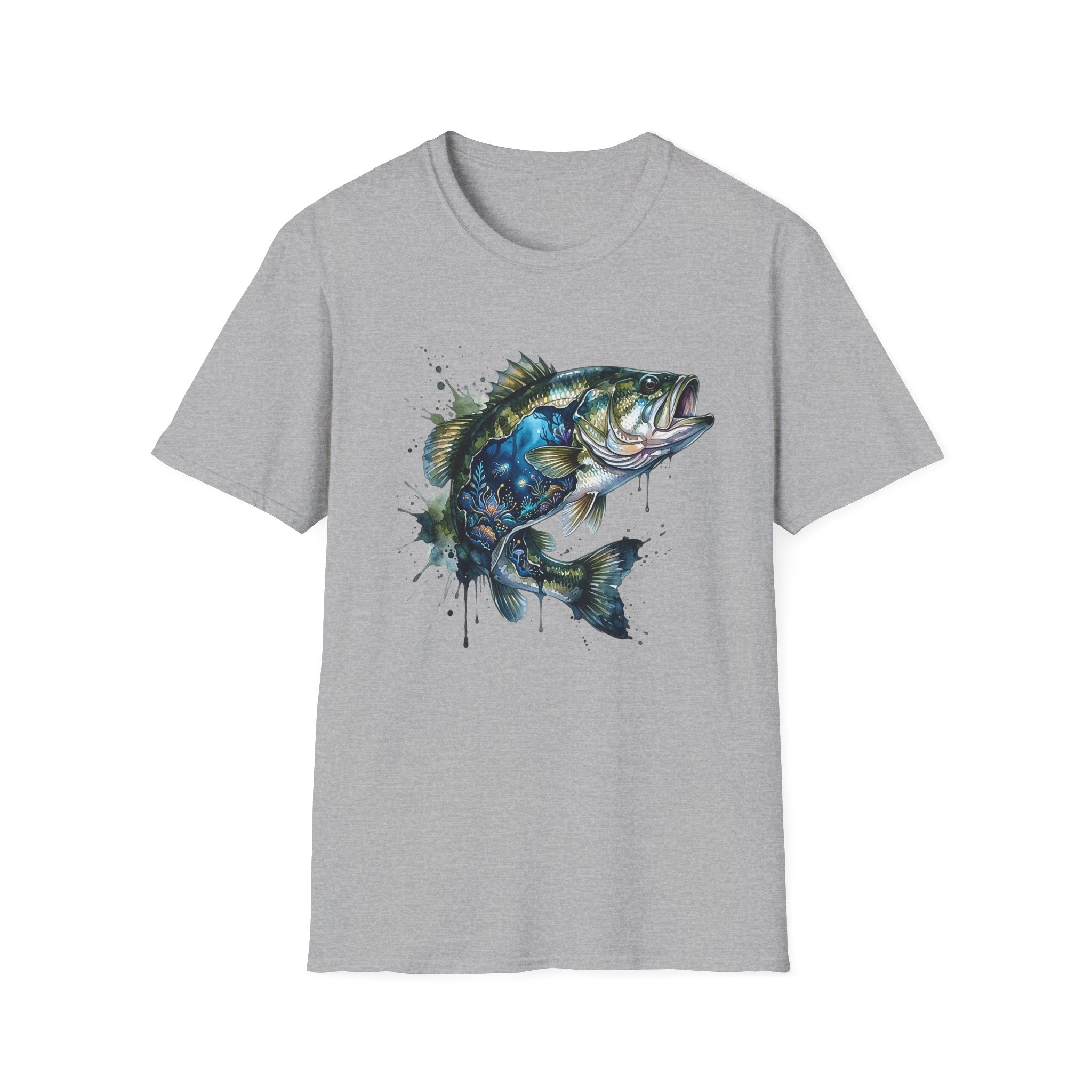 Bass Fish Graphic T-Shirt