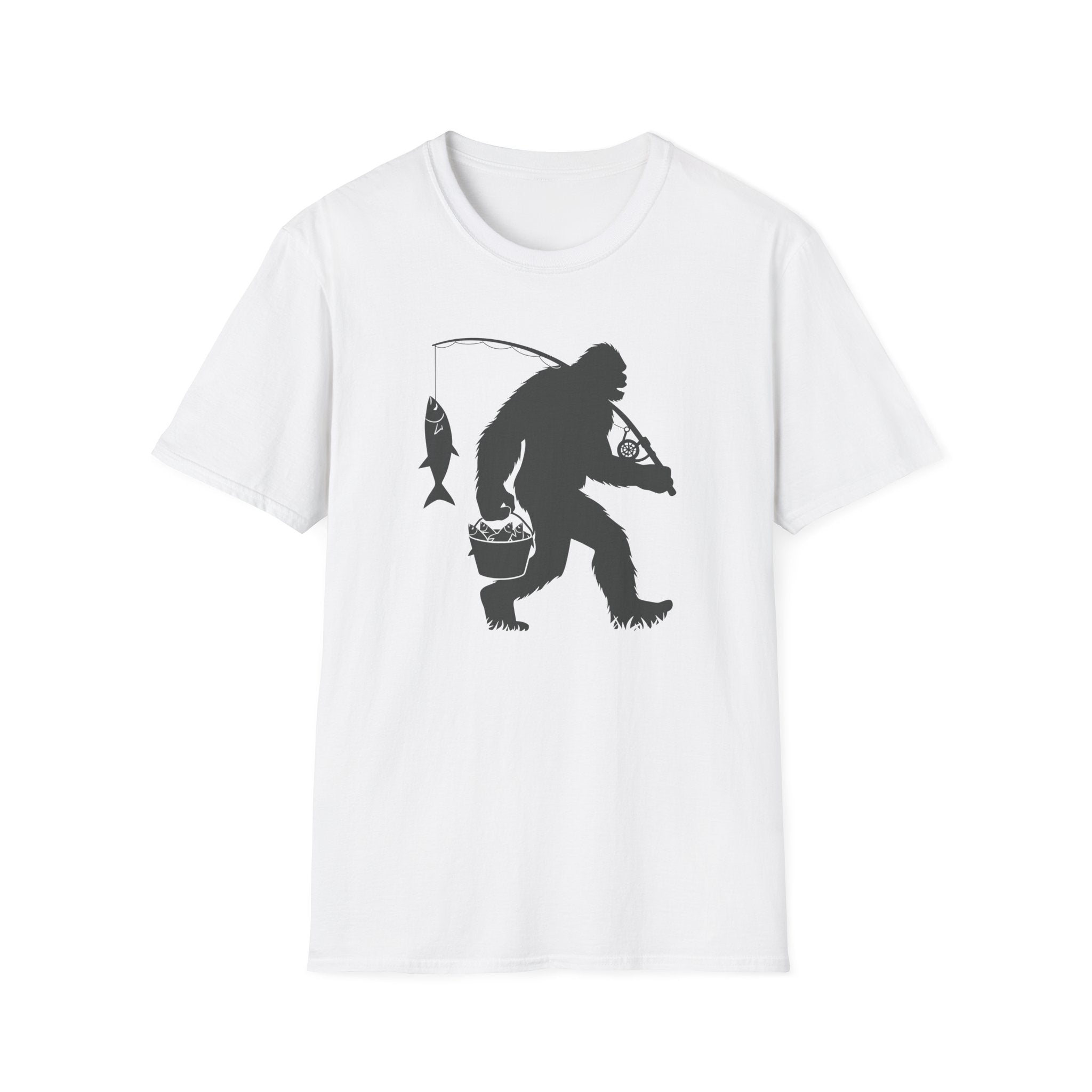 Bigfoot Fishing T-Shirt
