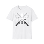 Fishing Rod Cross Graphic T-Shirt