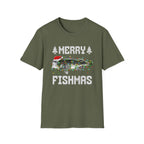 Festive Fishing Holiday Merry Fishmas T-Shirt