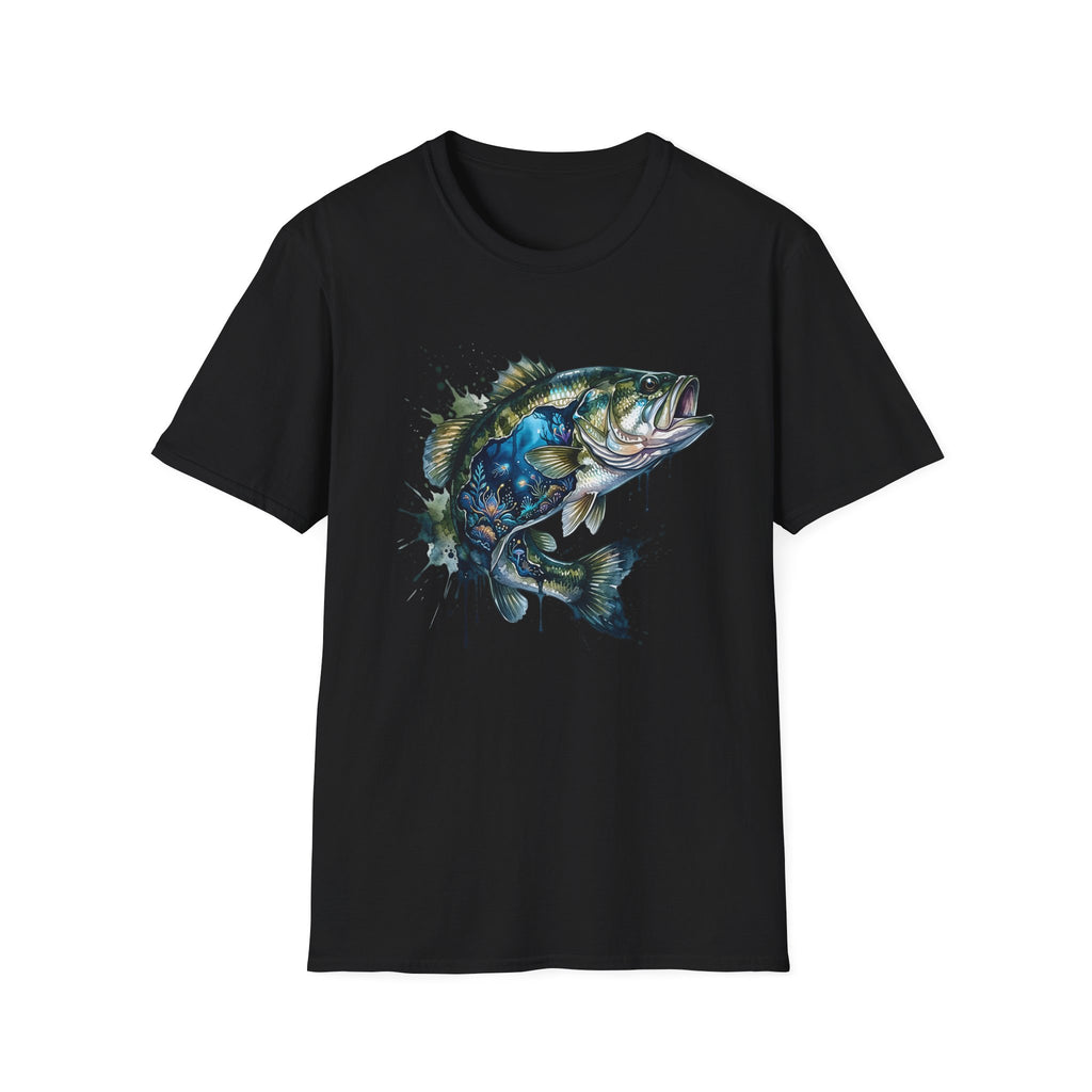 Bass Fish Graphic T-Shirt