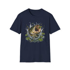 Big Mouth Largemouth Bass Fishing T‑Shirt