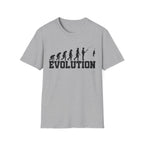 Funny Fisherman Evolution Graphic T-shirt