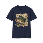 Bass Fishing Map T-Shirt