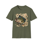 Bass Fishing Map T-Shirt
