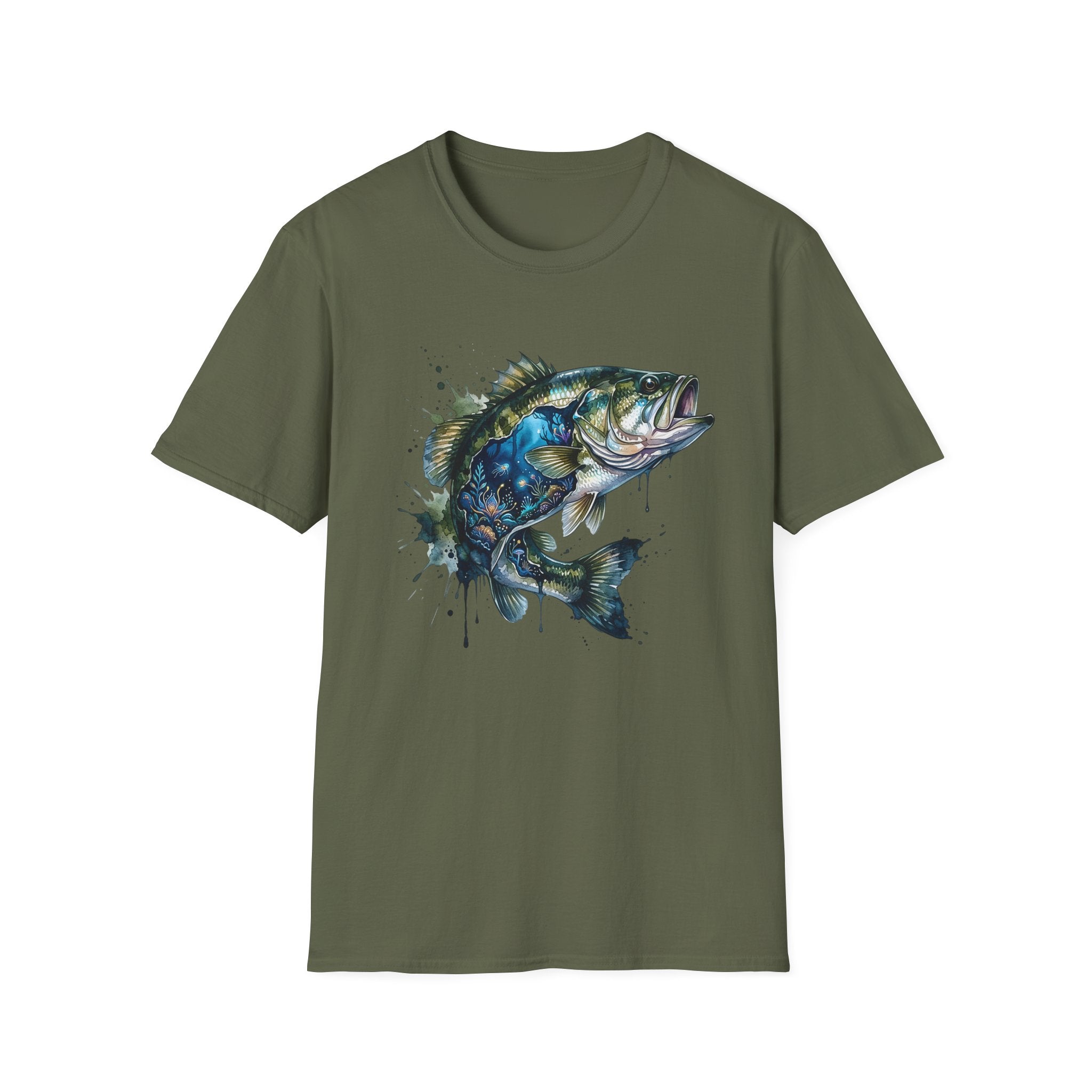 Bass Fish Graphic T-Shirt