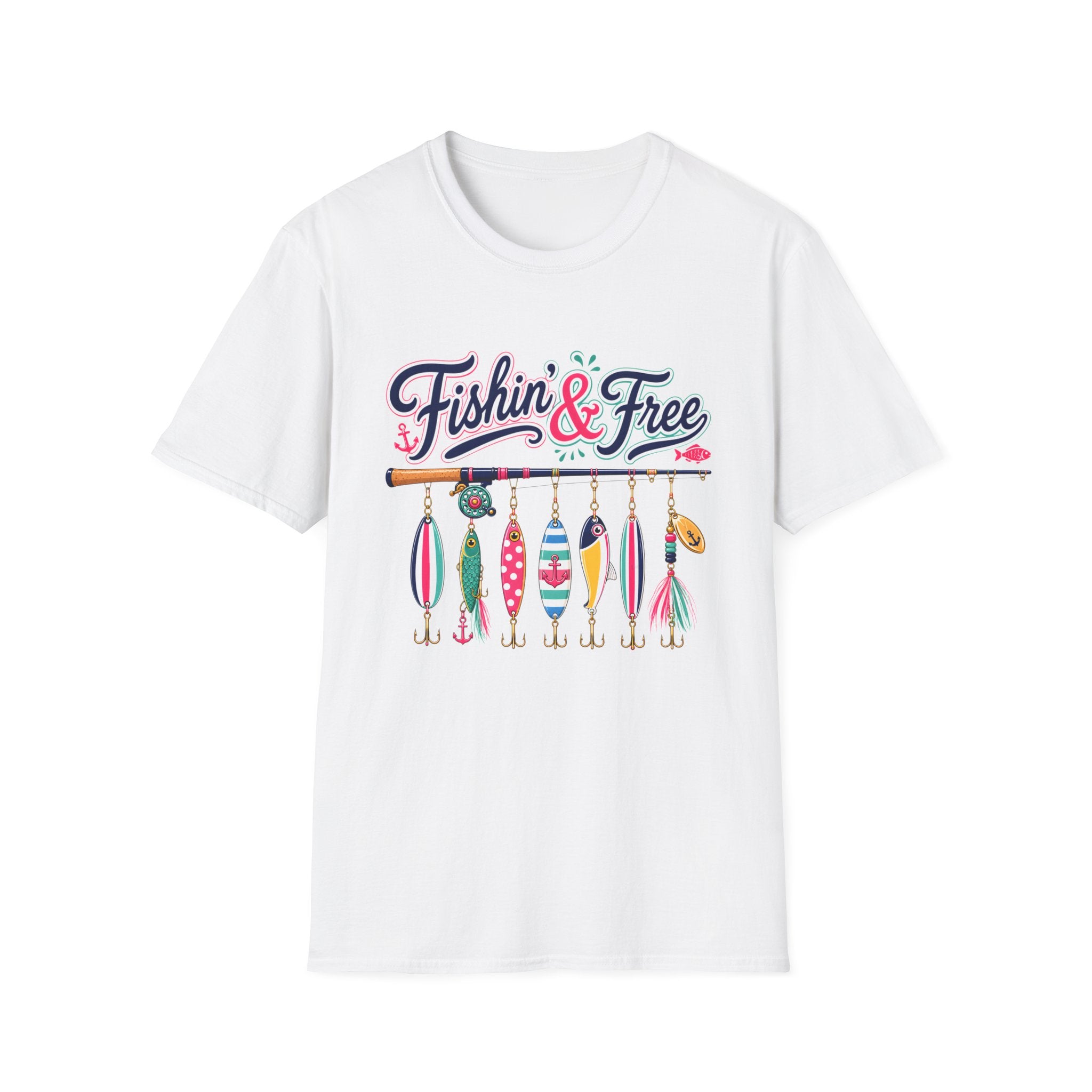 Fishin' & Free T‑Shirt