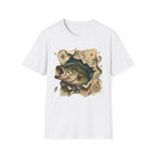 Bass Fishing Map T-Shirt