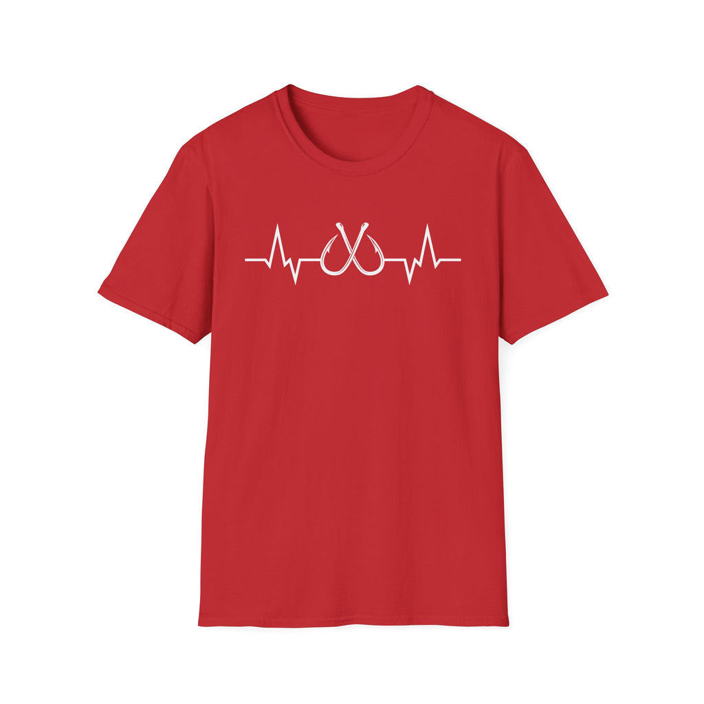 Fishing Heartbeat T-Shirt
