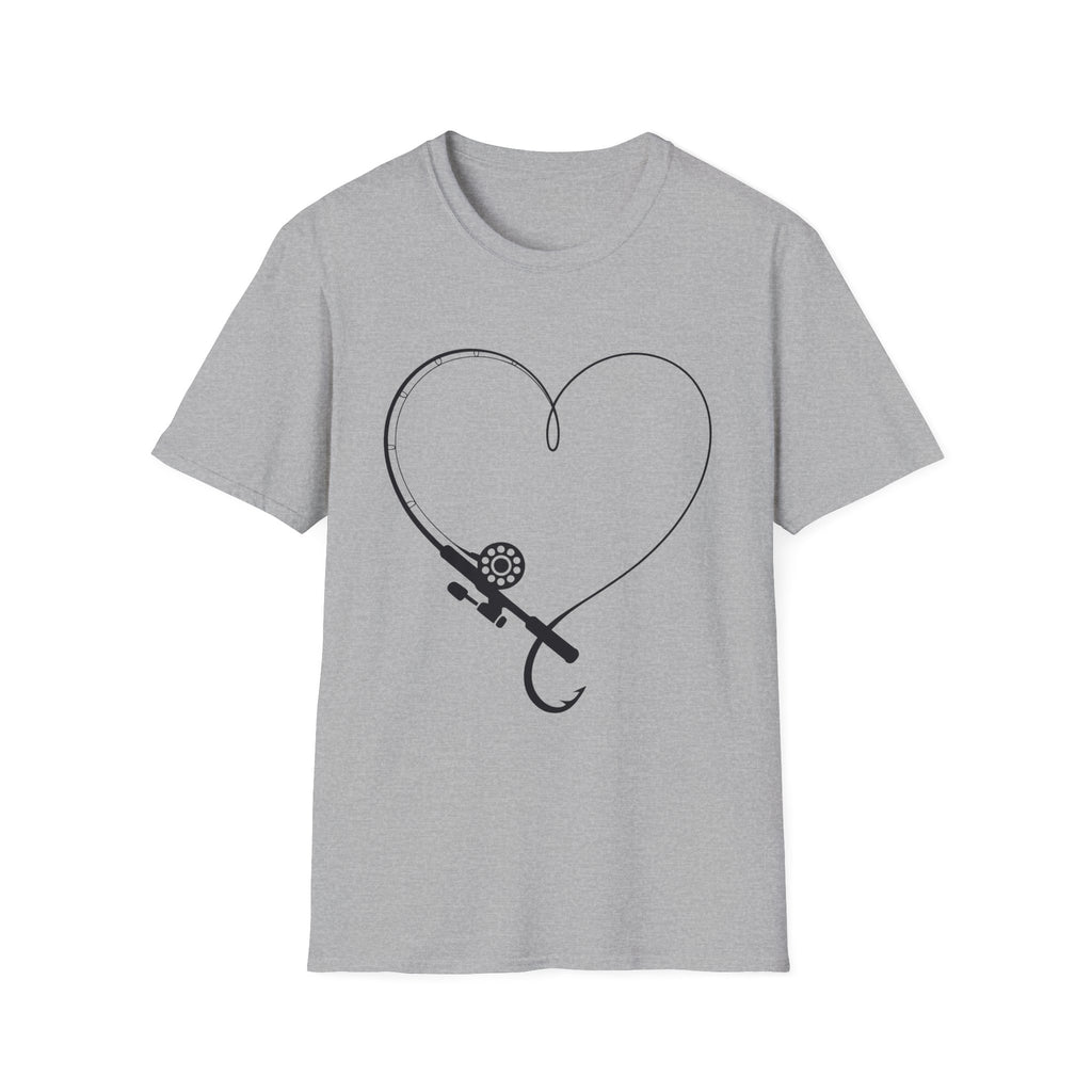 Fishing Hook Heart T-Shirt