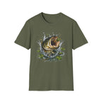 Big Mouth Largemouth Bass Fishing T‑Shirt