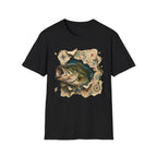 Bass Fishing Map T-Shirt