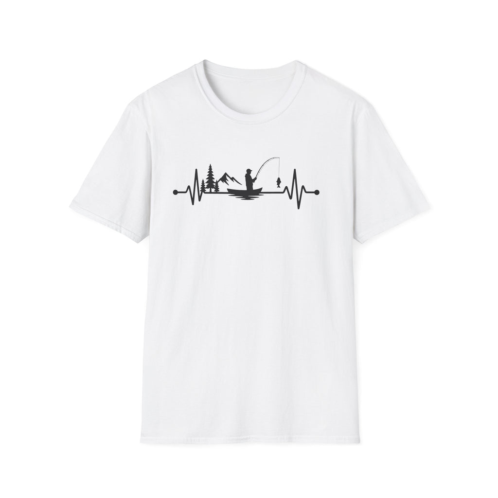 Fishing Heartbeat T-Shirt
