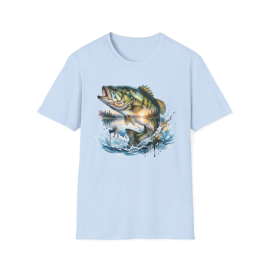 Bass Fishing Sunset T-Shirt