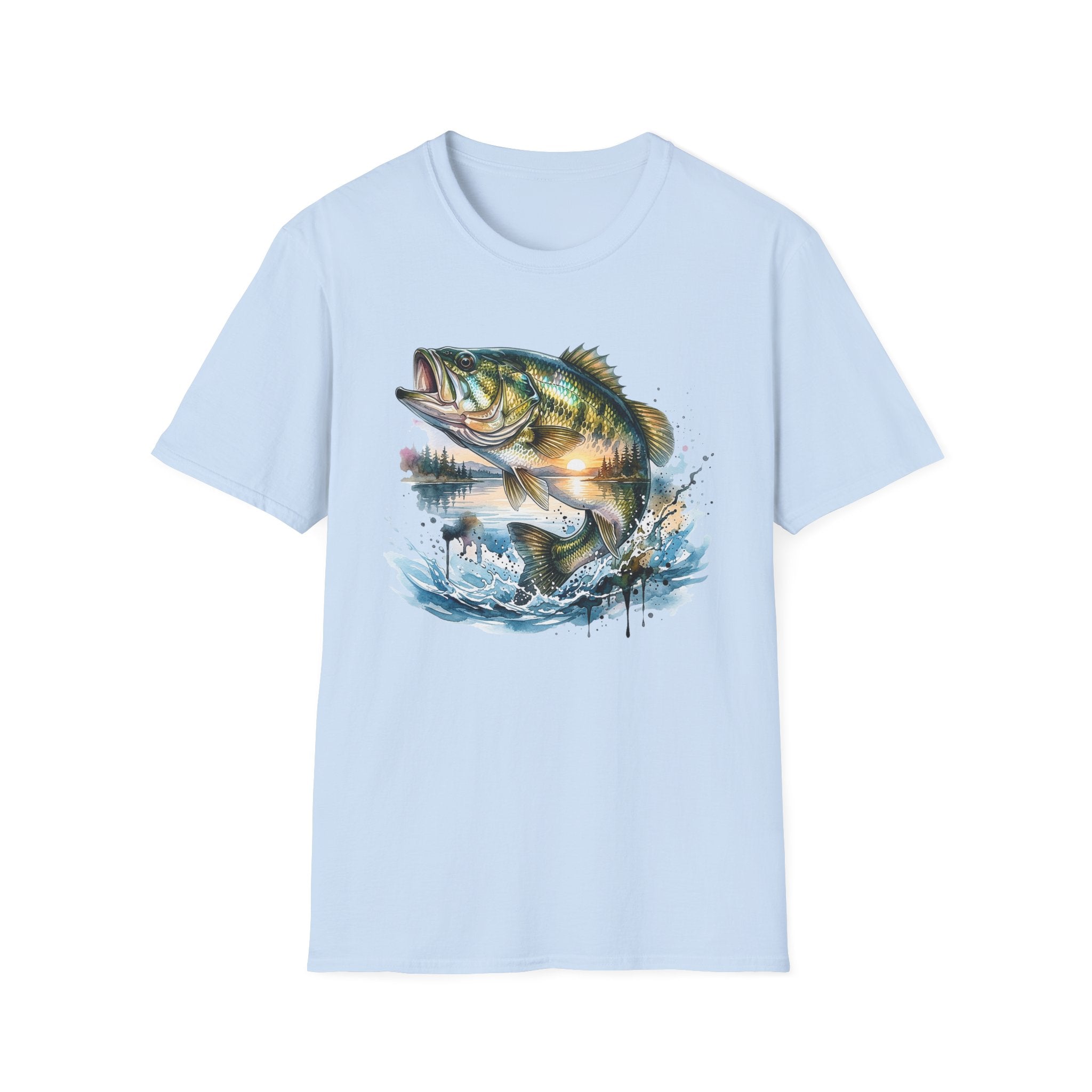 Bass Fishing Sunset T-Shirt