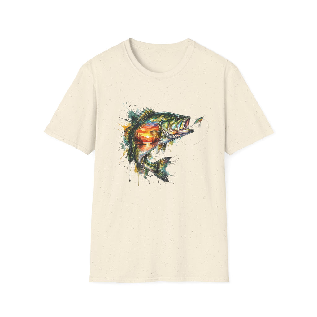 Bass Fish Sunset T-Shirt