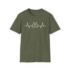 Fishing Heartbeat T-Shirt
