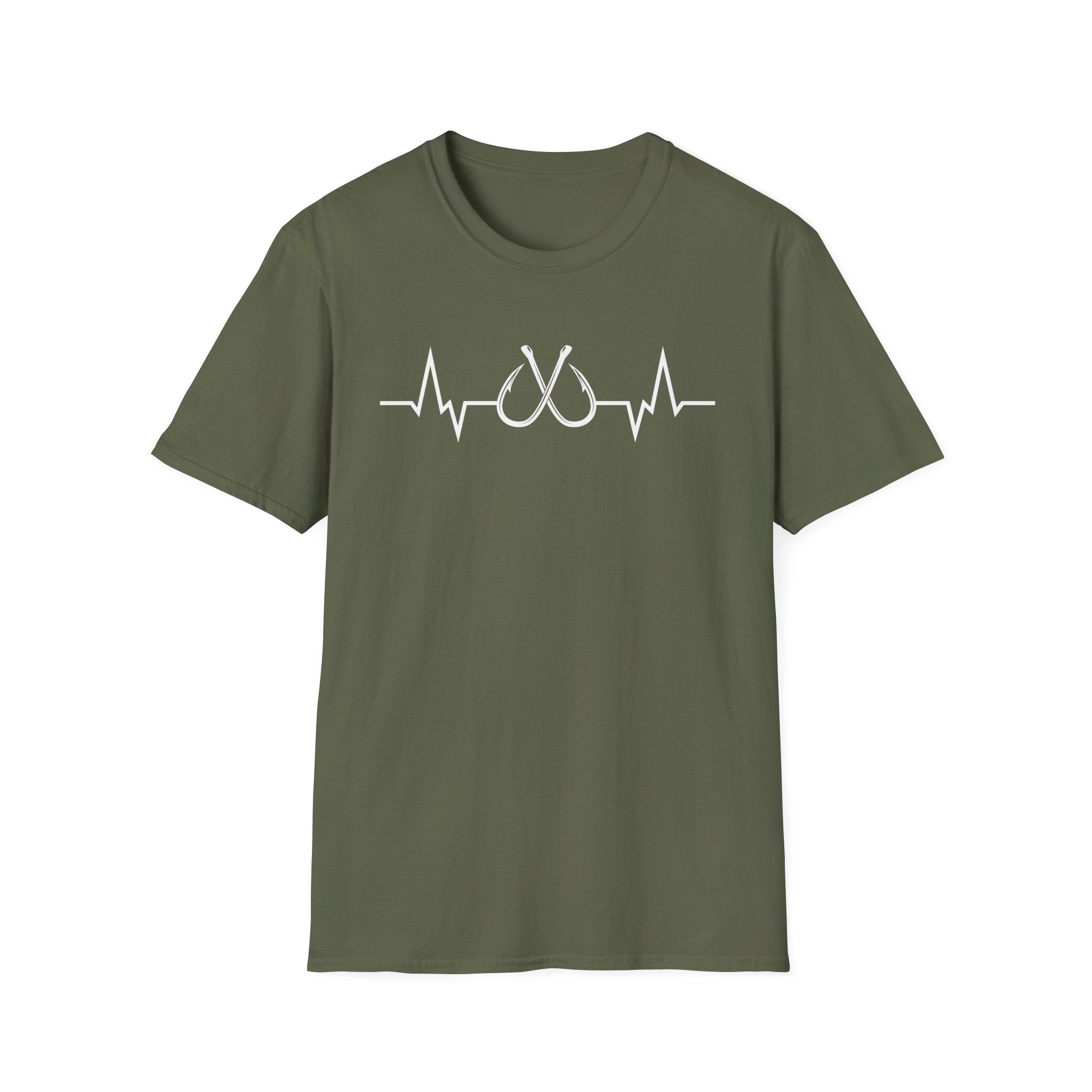 Fishing Heartbeat T-Shirt
