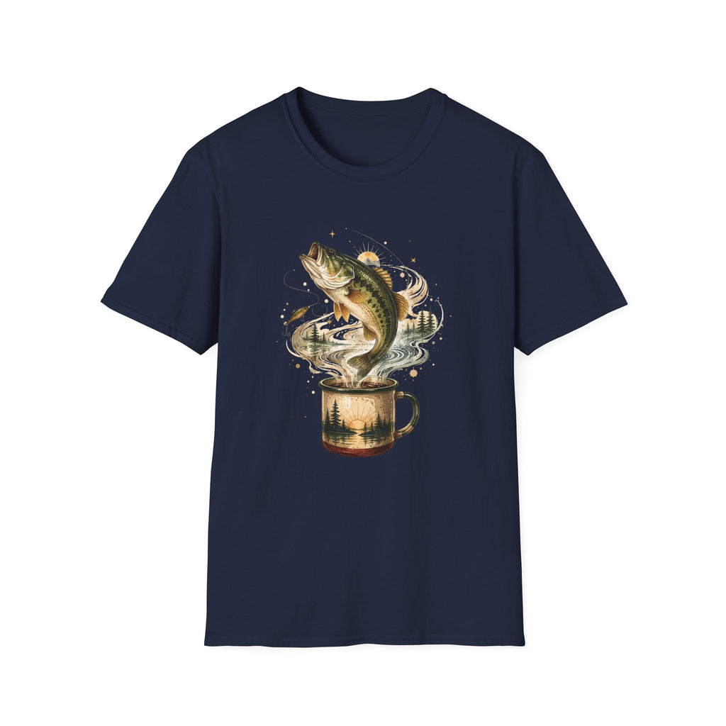 Bass Fishing Graphic Fish Mug T-shirt