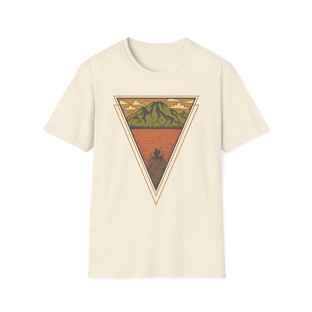 Mountain Lake Vintage Triangle T‑Shirt