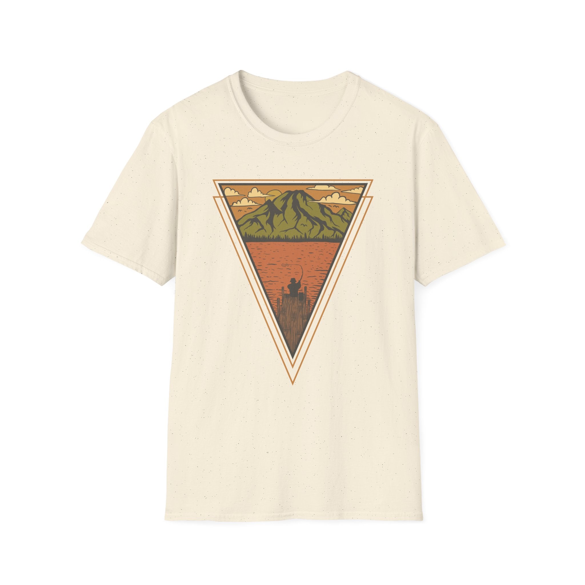 Mountain Lake Vintage Triangle T‑Shirt