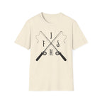 Fishing Rod Cross Graphic T-Shirt