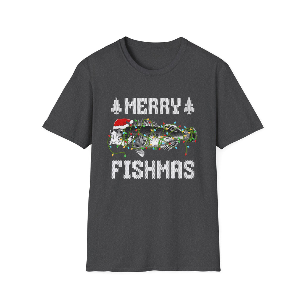 Festive Fishing Holiday Merry Fishmas T-Shirt