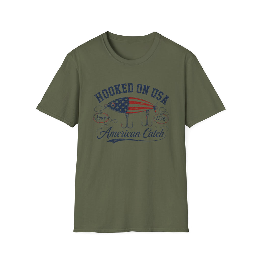 Hooked on USA Fishing T-Shirt