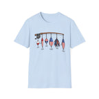 Fishing Lures Patriotic USA Bait Rod  T-Shirt