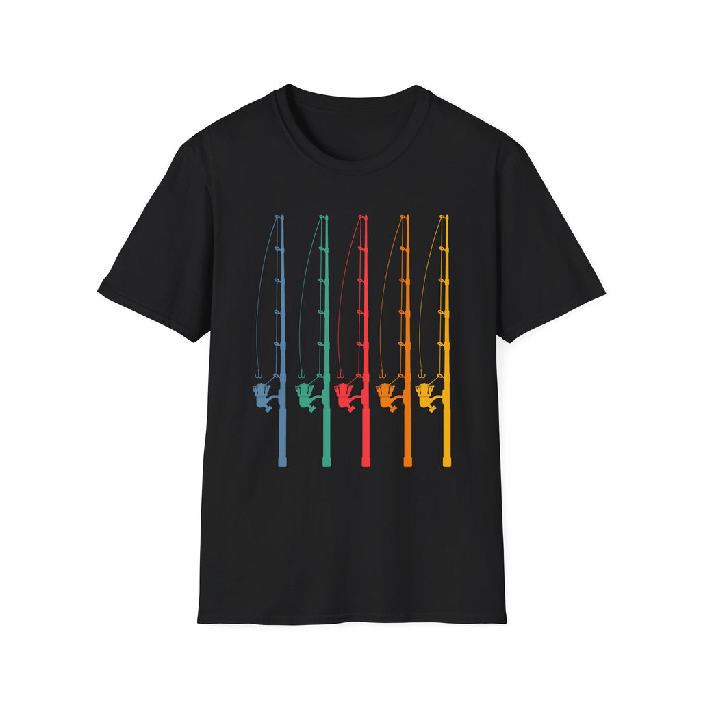 Retro Fishing Rods T‑Shirt