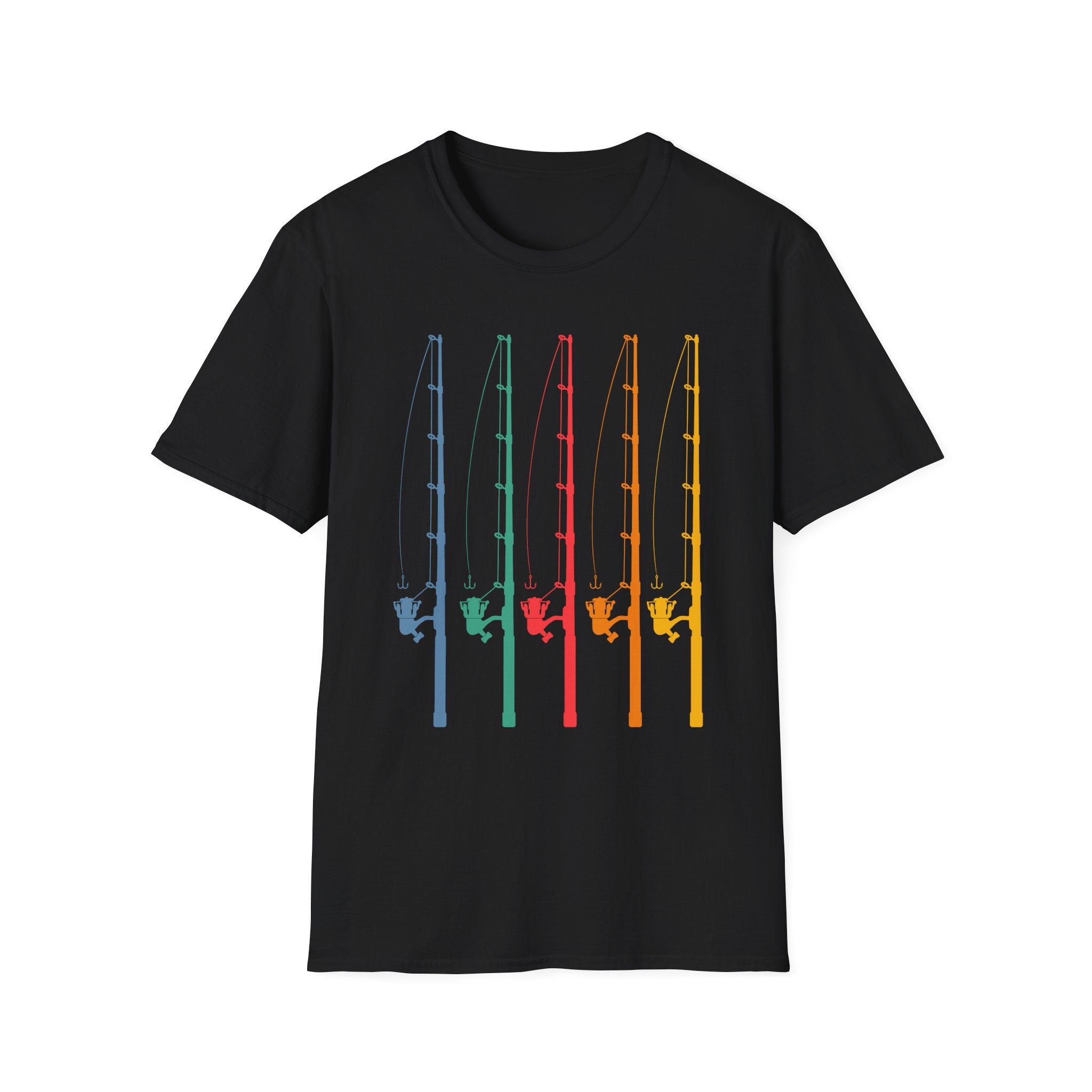 Retro Fishing Rods T‑Shirt