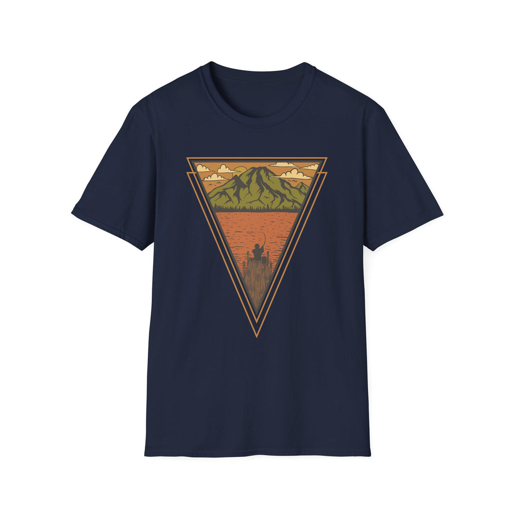 Mountain Lake Vintage Triangle T‑Shirt