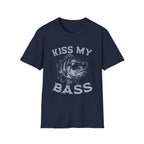 Kiss My Bass Funny Fishing  T-Shirt