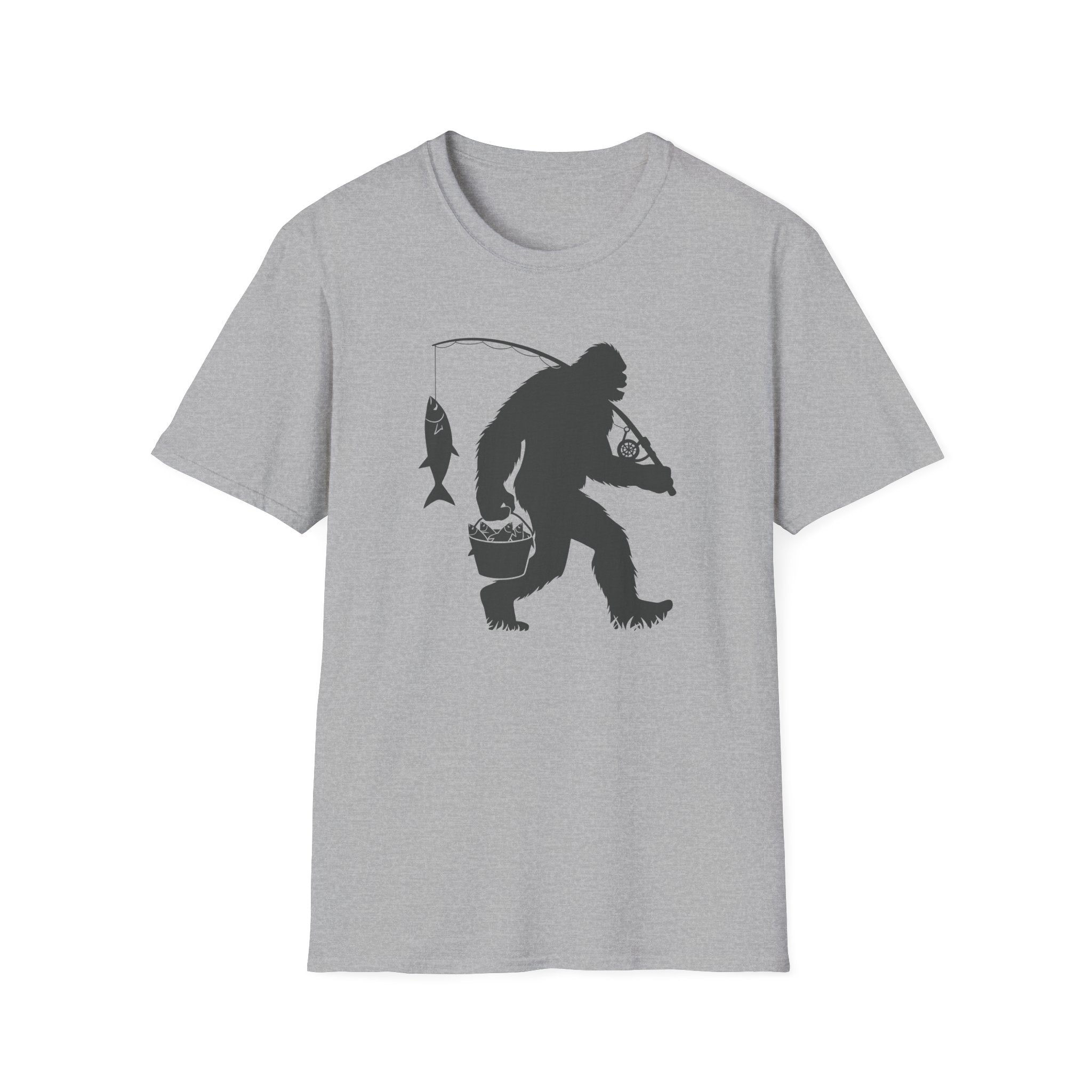 Bigfoot Fishing T-Shirt