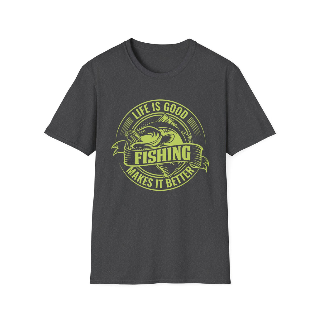 Life Is Good, Fishing Makes It Better Fishing T-Shirt