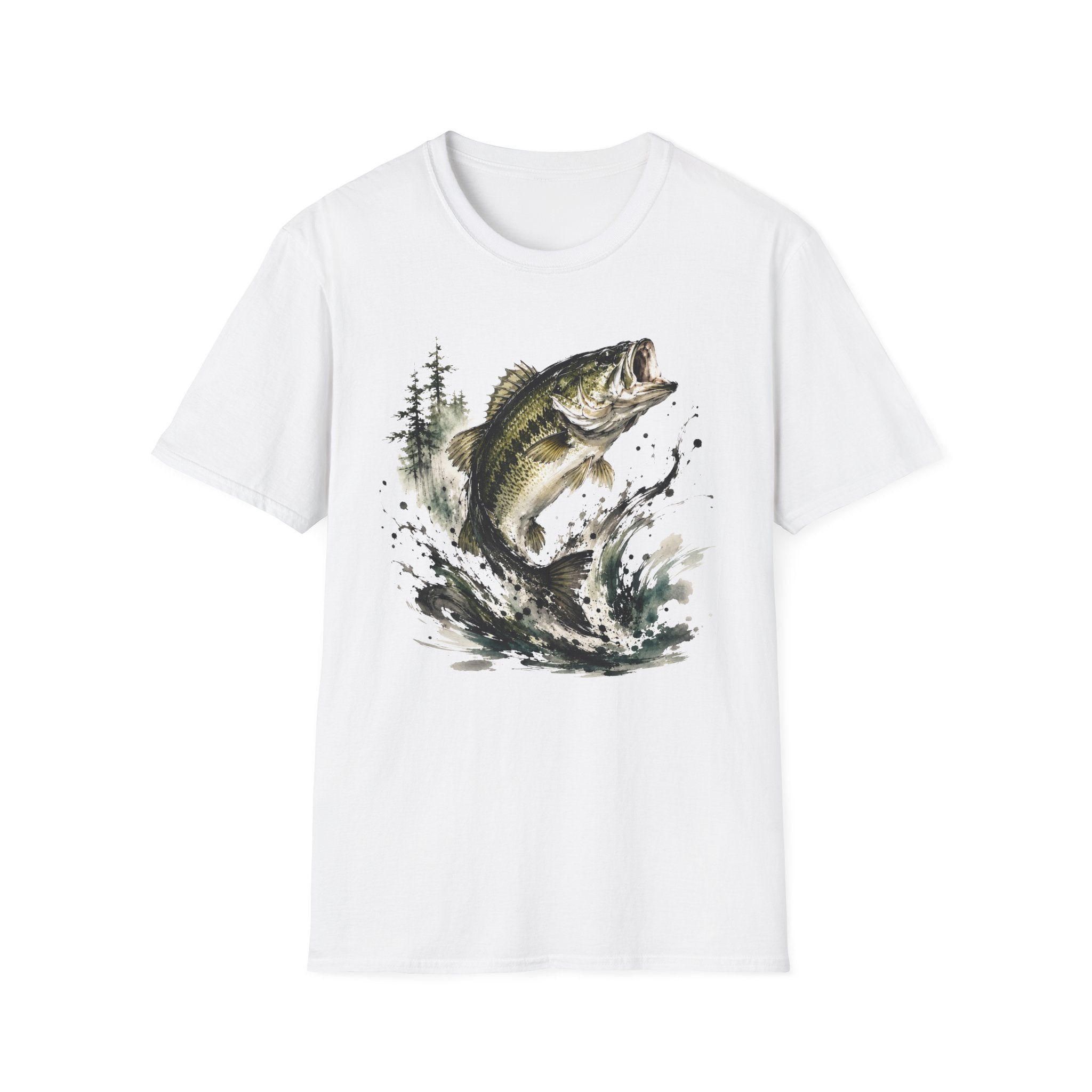 Largemouth Bass Splash T-Shirt