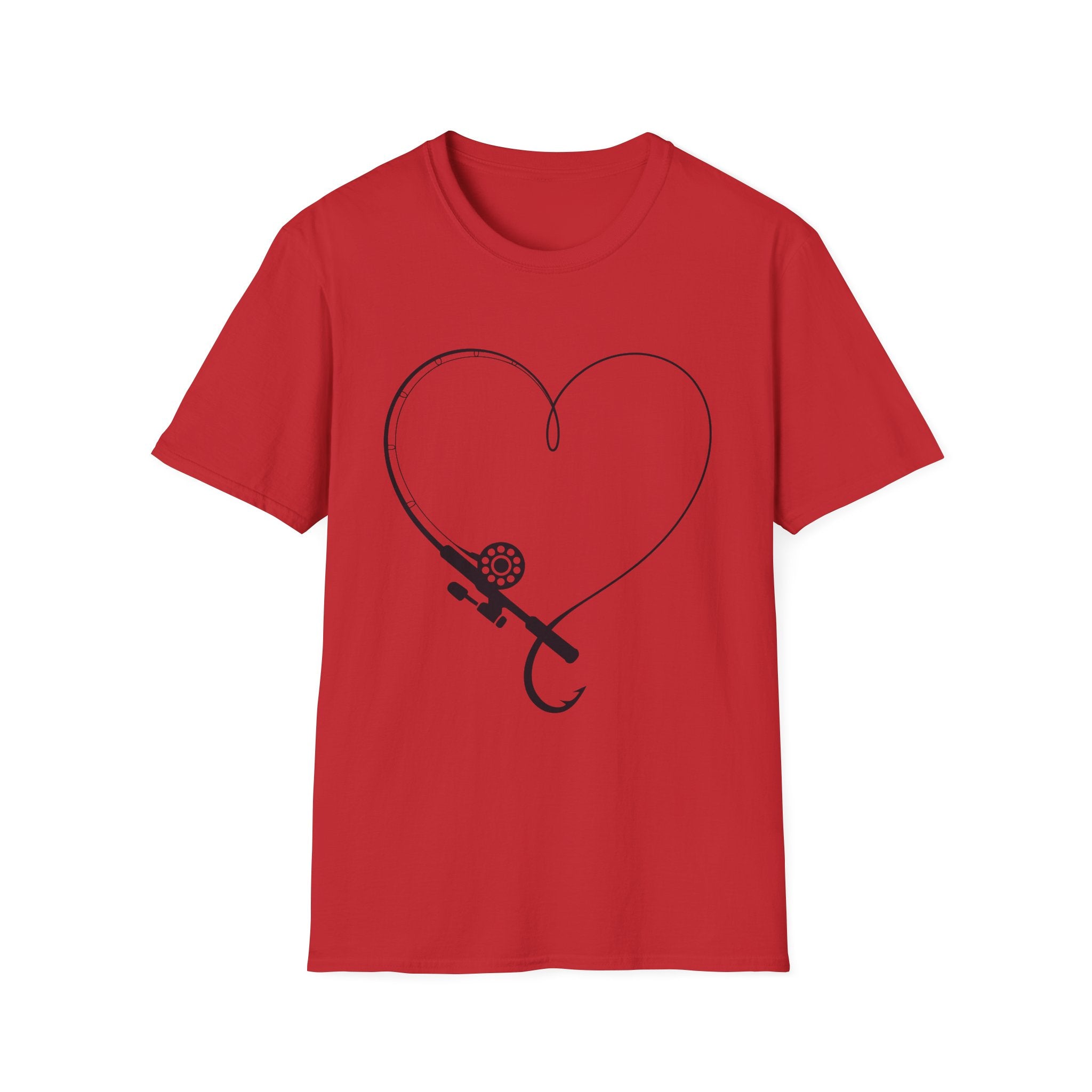 Fishing Hook Heart T-Shirt