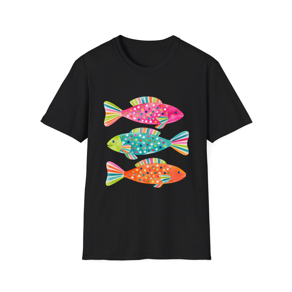 Colorful Polka Dot Fish T-Shirt