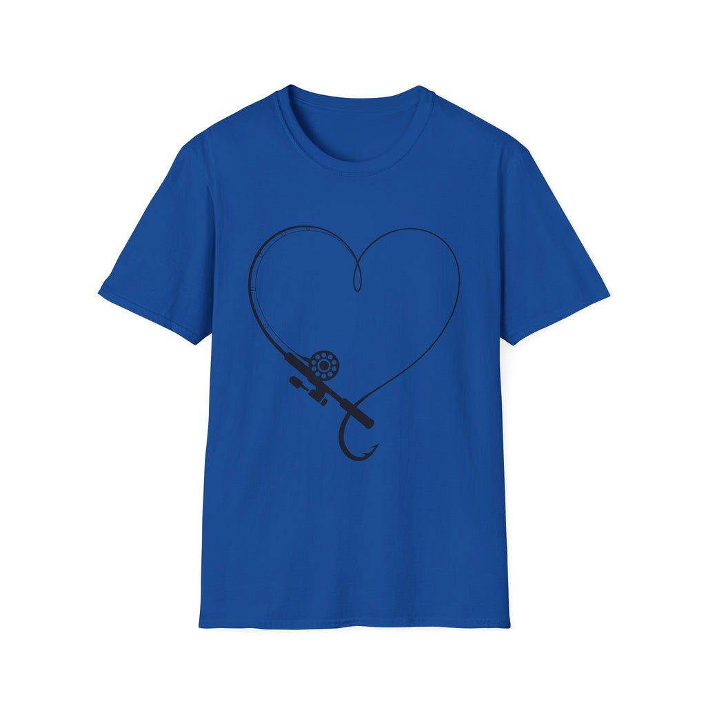 Fishing Hook Heart T-Shirt