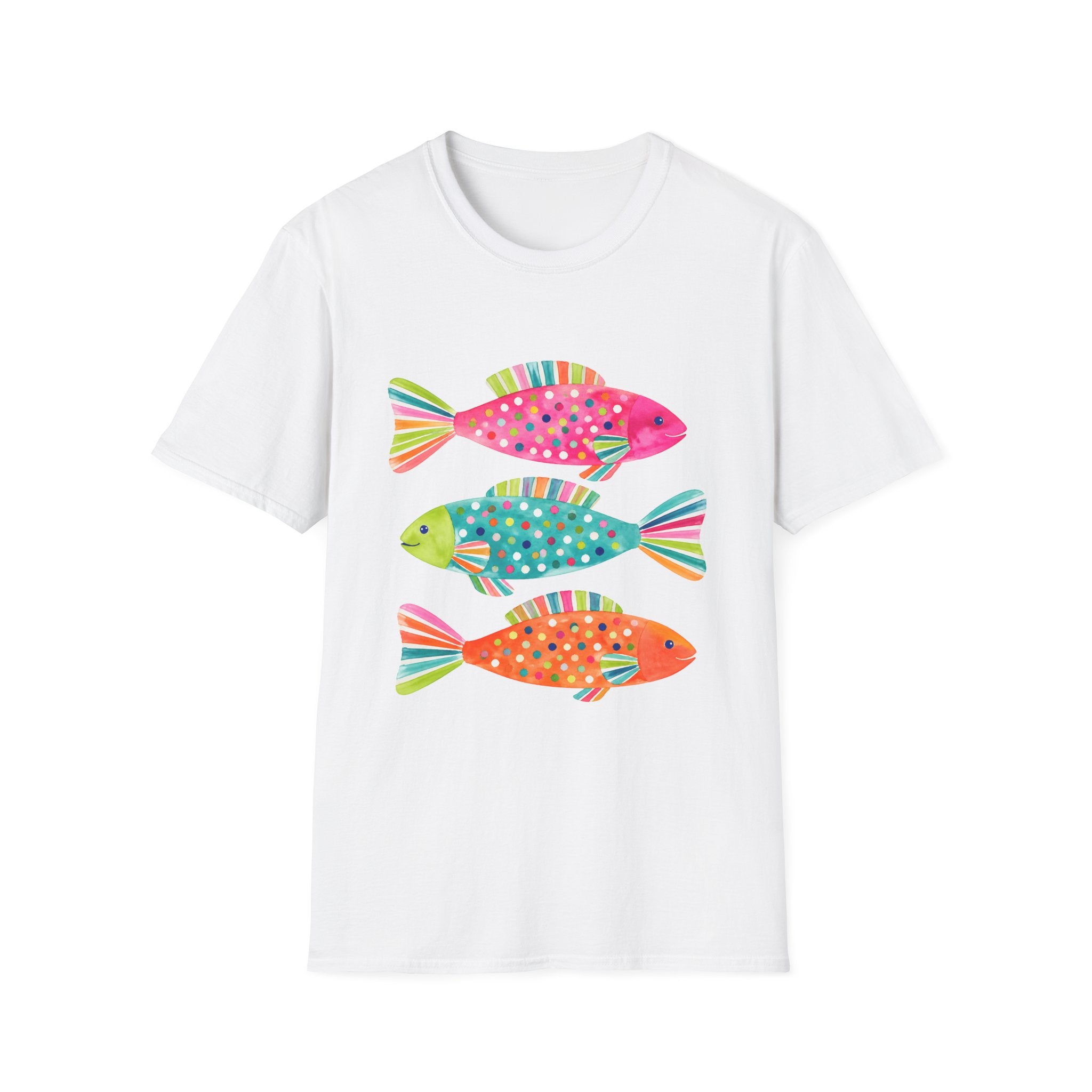 Colorful Polka Dot Fish T-Shirt