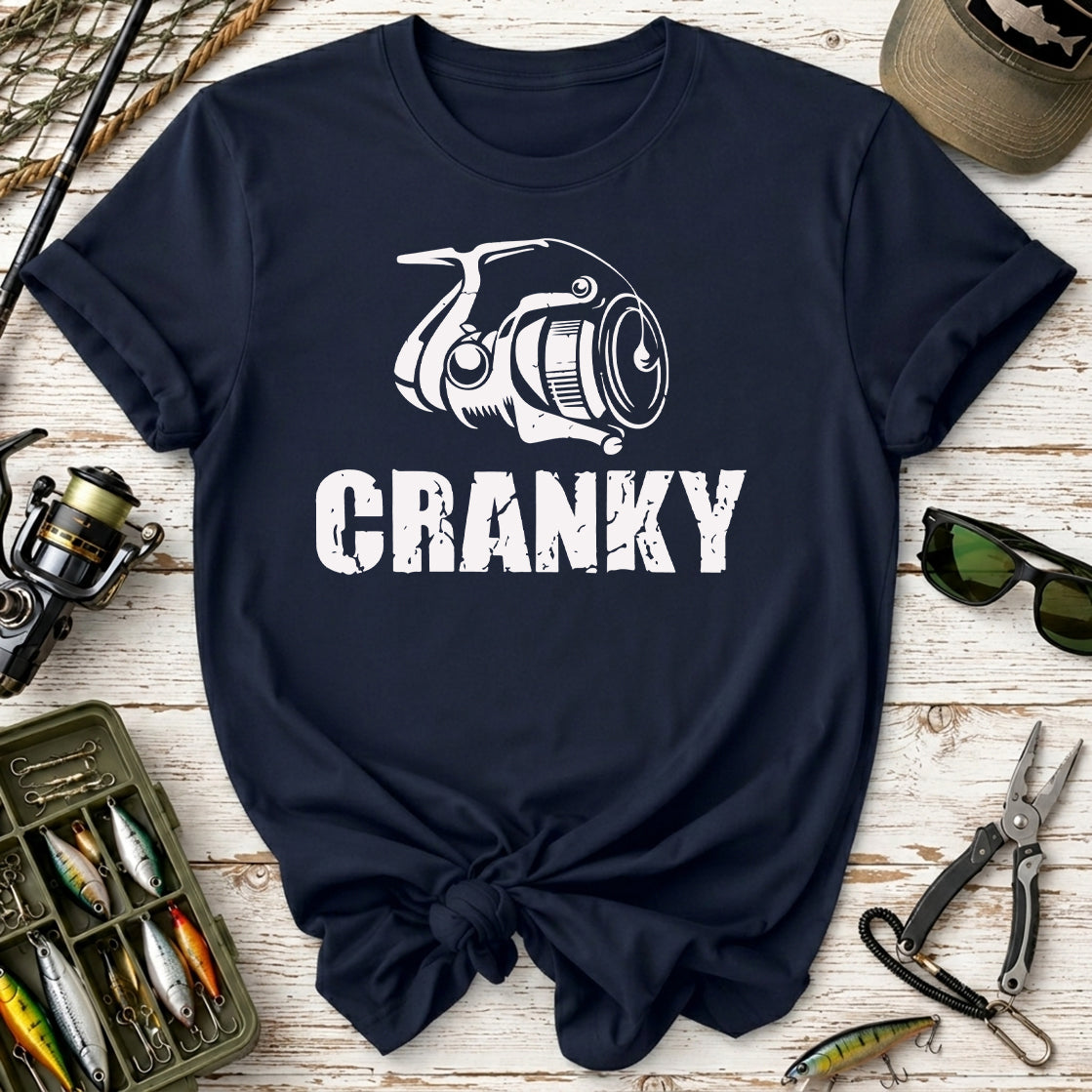 Cranky Fishing Reel T-Shirt