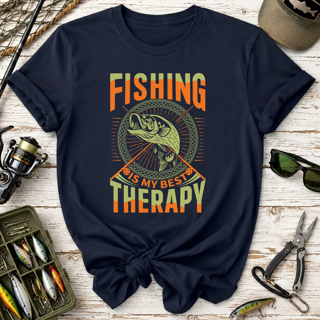 Fishing Is My Best Therapy T-Shirt