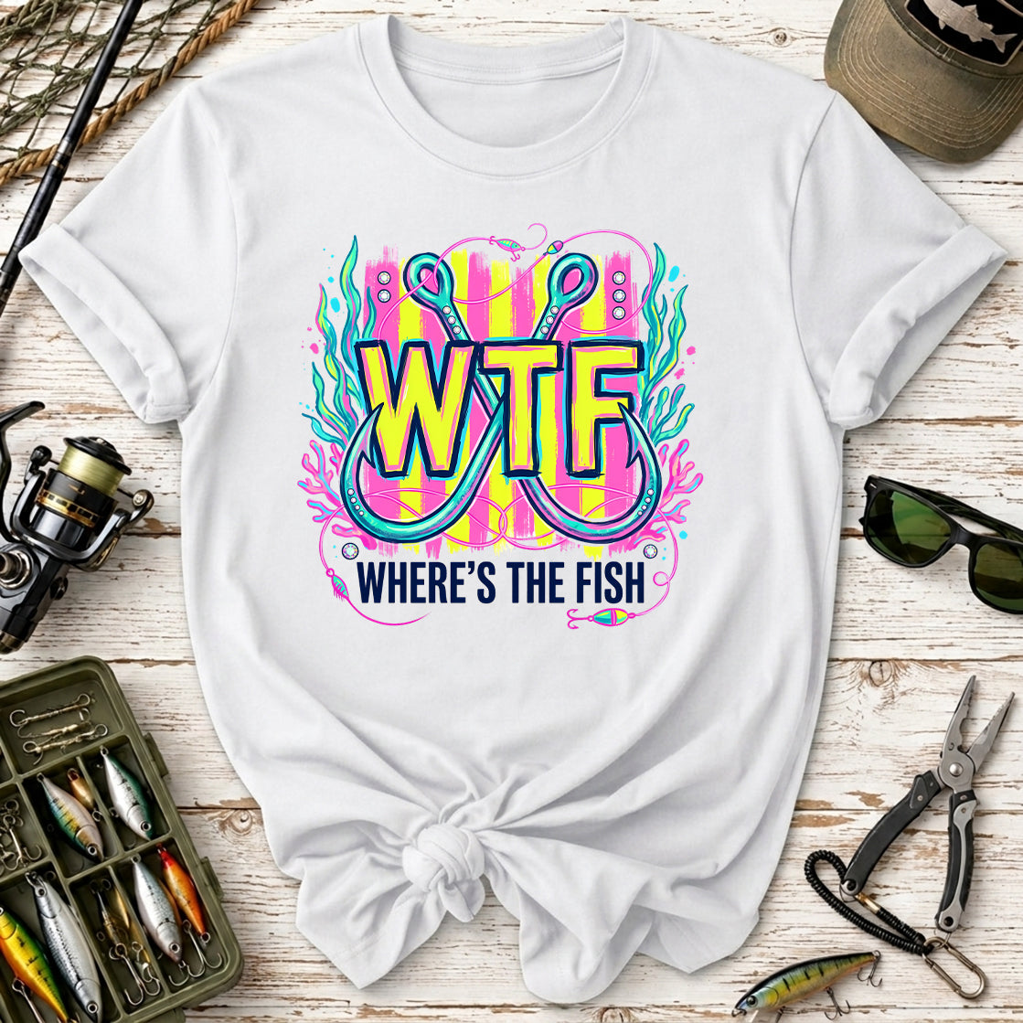 WTF (Where's The Fish)  T-Shirt