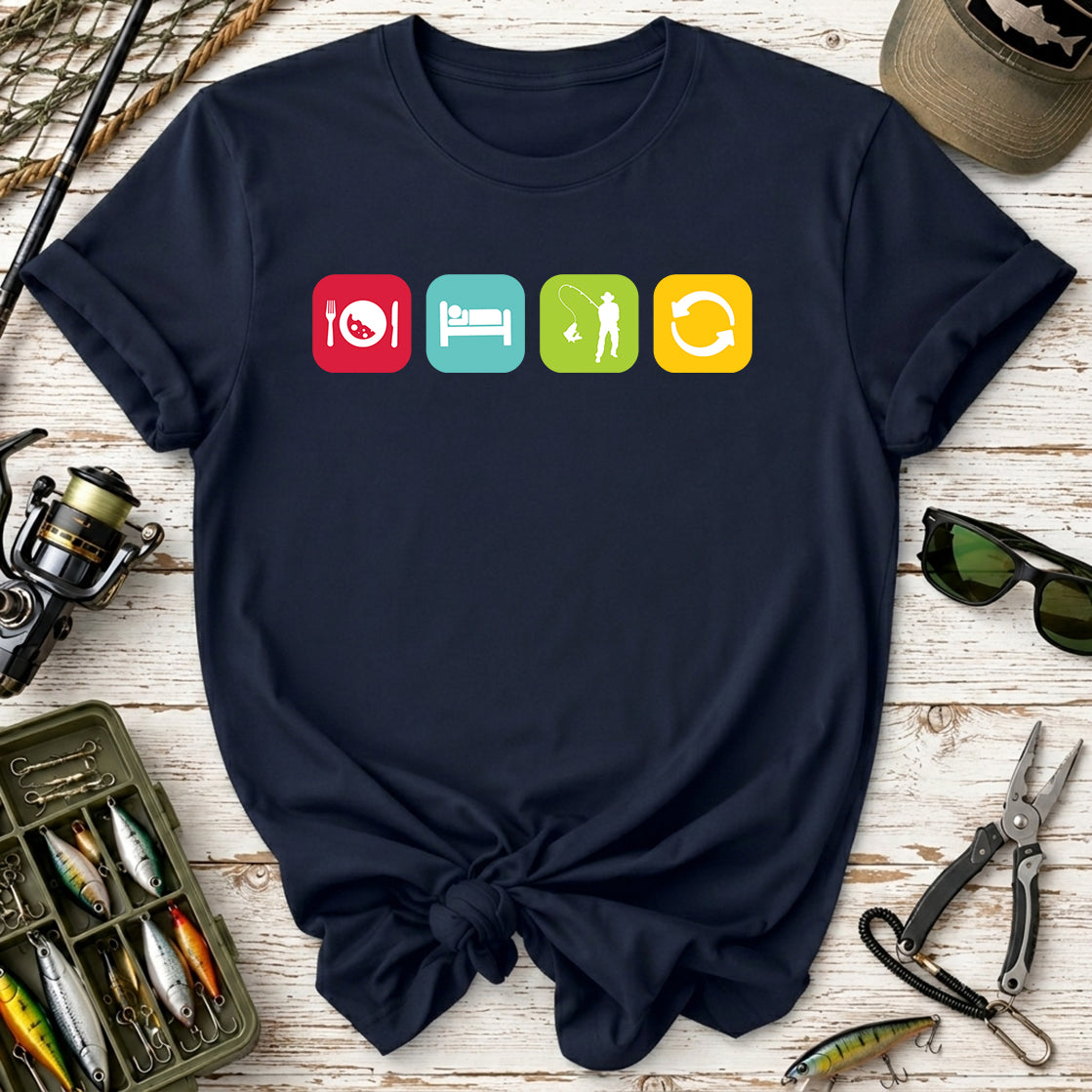 Eat Sleep Golf Repeat T-Shirt