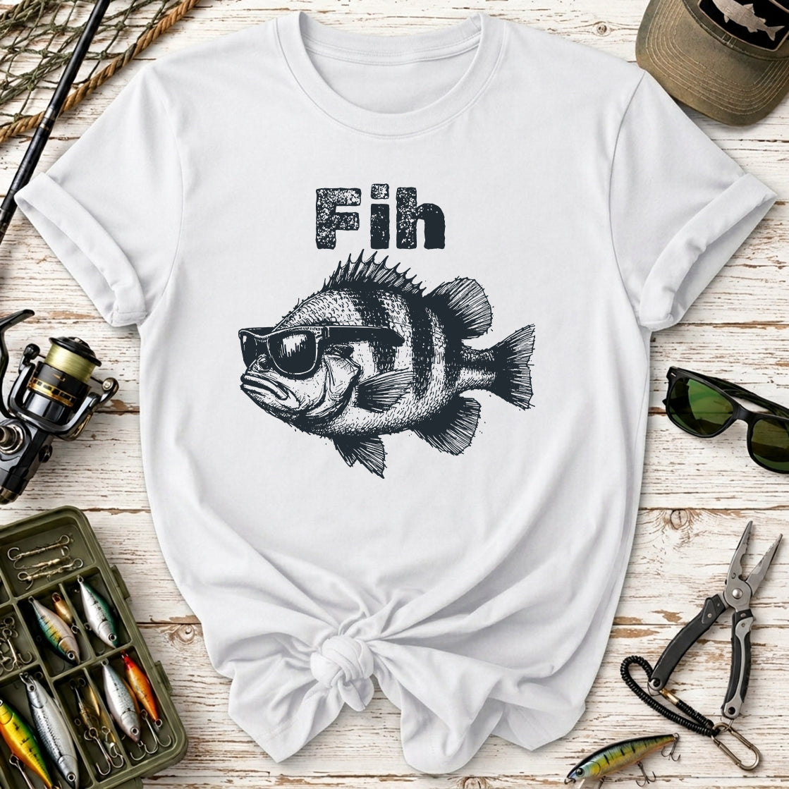 Retro ‘Fih’ Sunglasses Fish T-Shirt