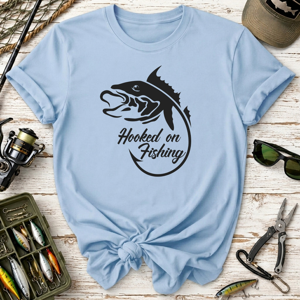 Hooked on Fishing  T-Shirt