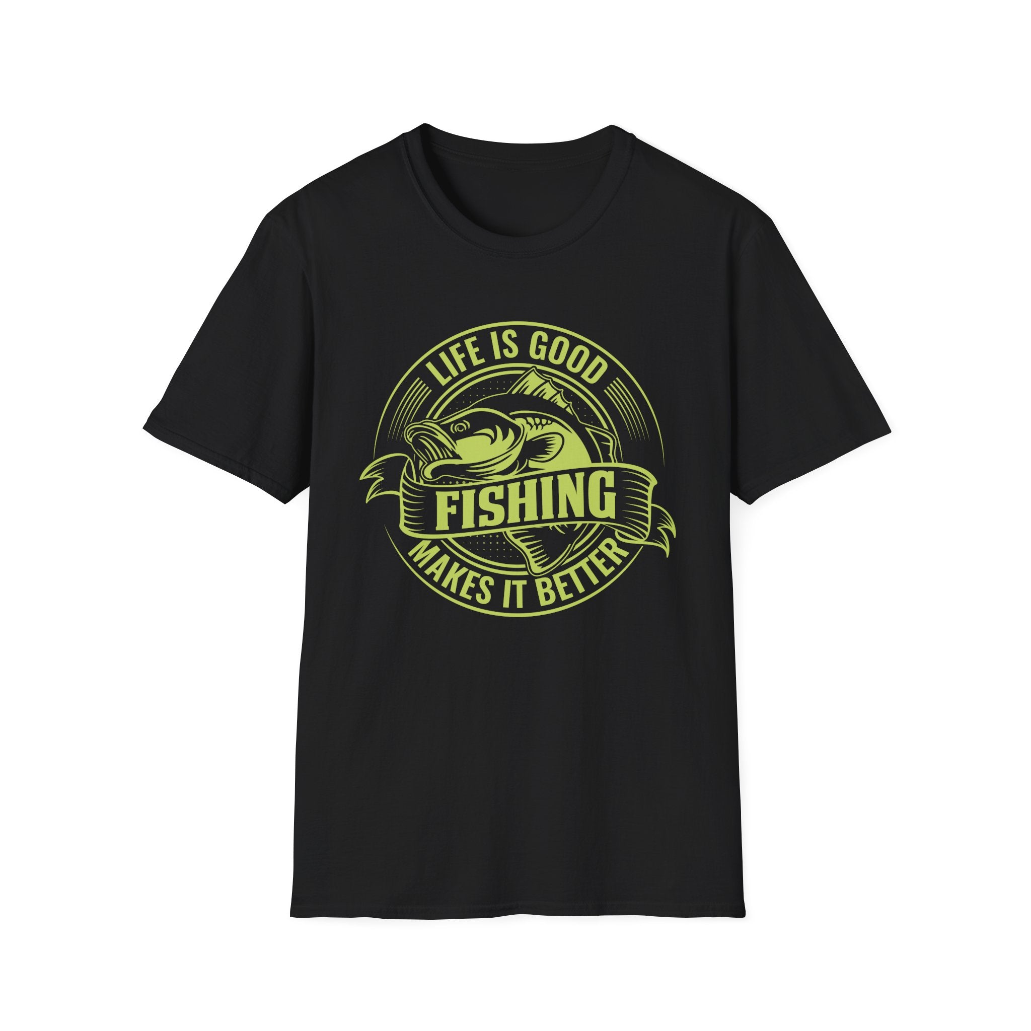 Life Is Good, Fishing Makes It Better Fishing T-Shirt